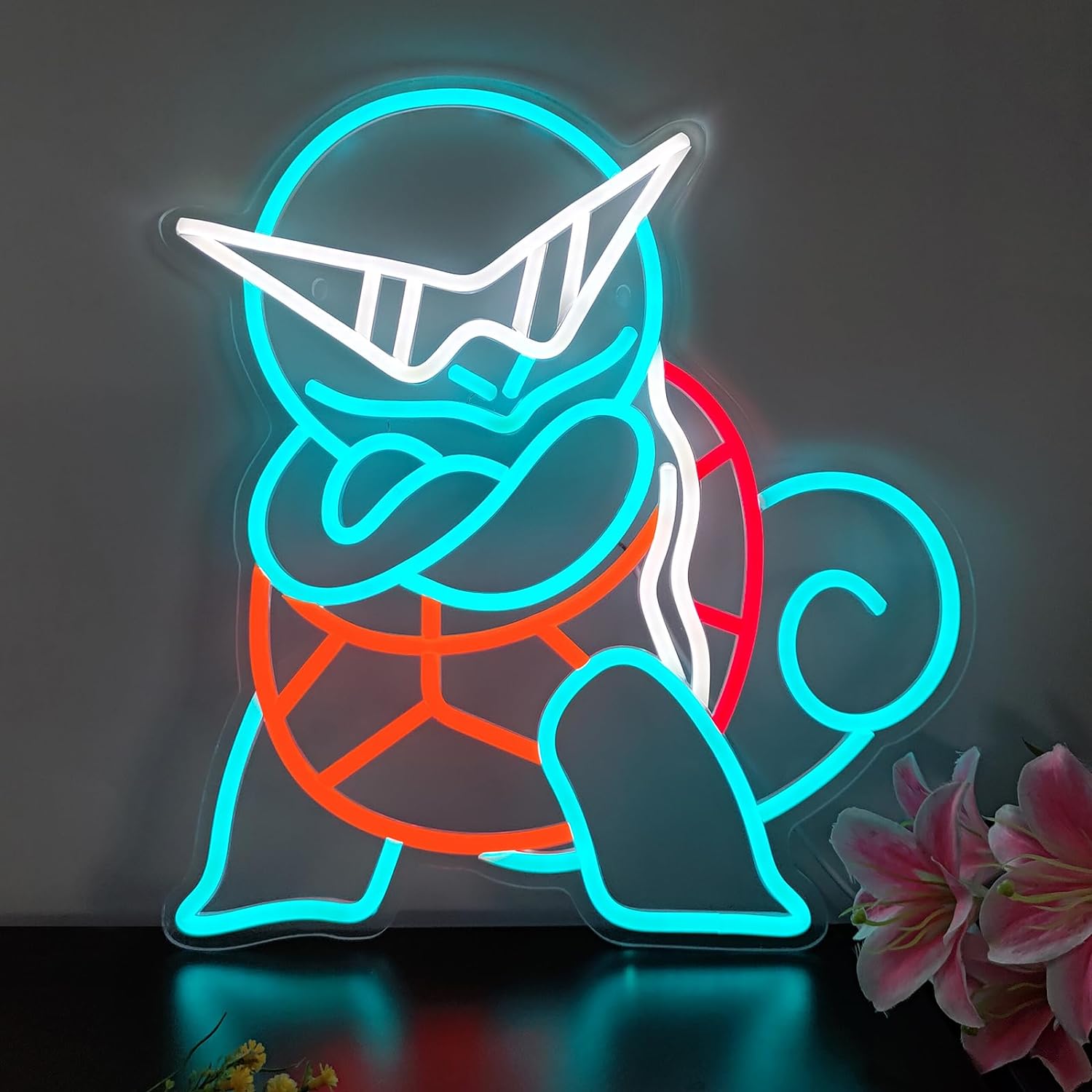 Pokemon Squirtle Neon Sign LED - Lighting Room Decor Items 评论和价格