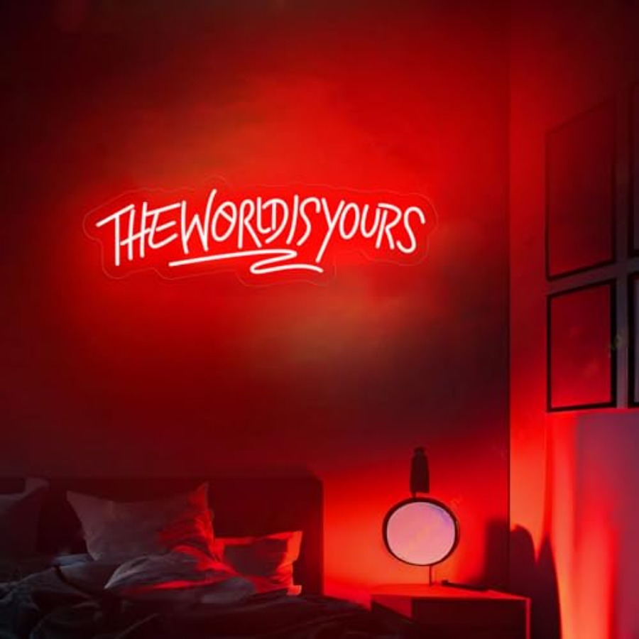 The World Is Yours Neon Sign f - Lighting Decor Wedding 评论和价格