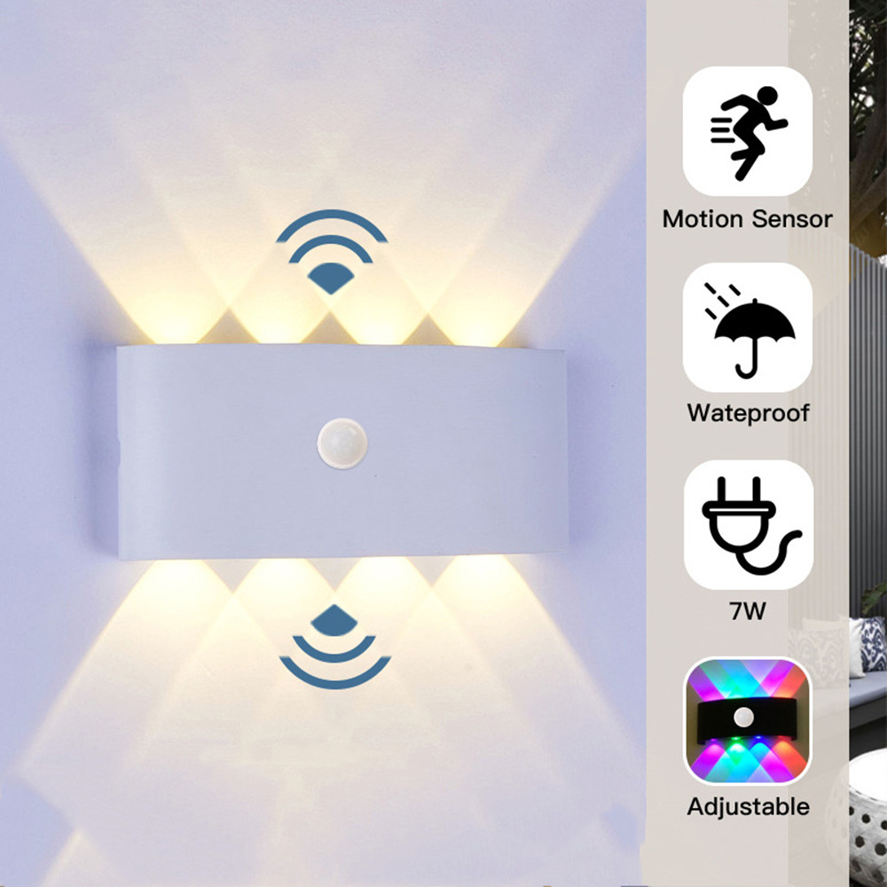 PIR Motion Sensor Wall Lamp AC - Foyer Lighting Wall Decor 评论和价格