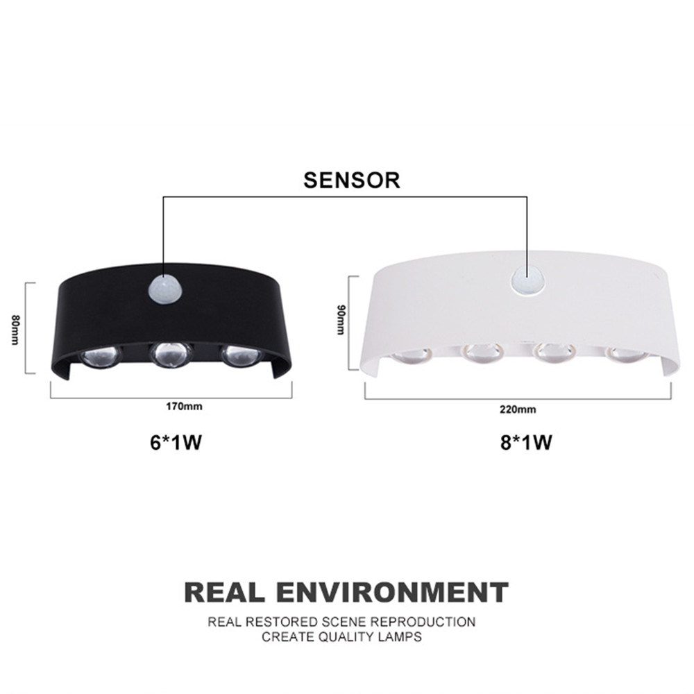 PIR Motion Sensor Wall Lamp AC - Foyer Lighting Wall Decor 评论和价格
