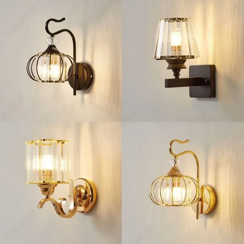 Creative LED Wall Lights Cryst - Foyer Lighting Wall Decor 评论和价格