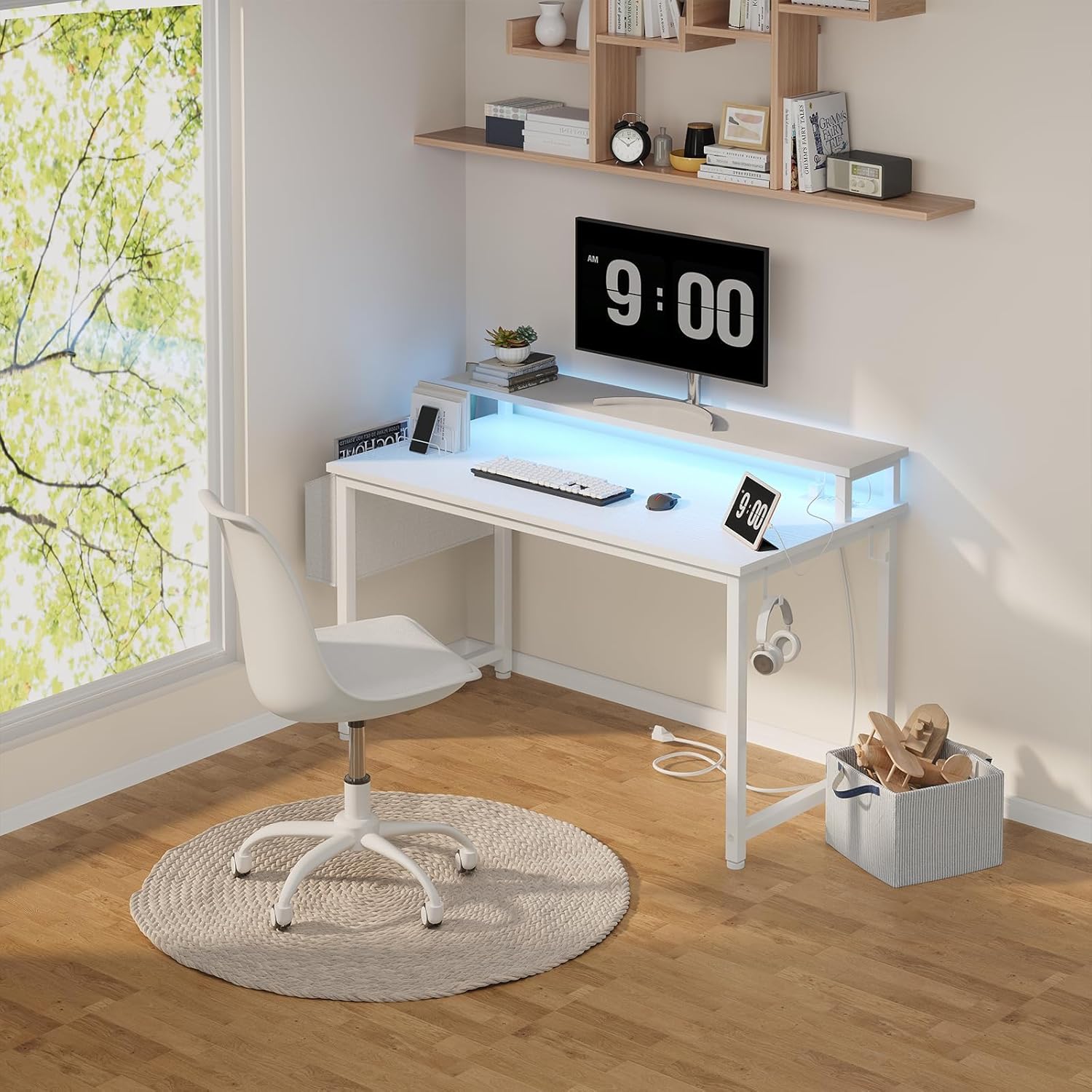 40 Inch Computer Desk with LED - Home Lighting & Decor St Catharines On 评论和价格