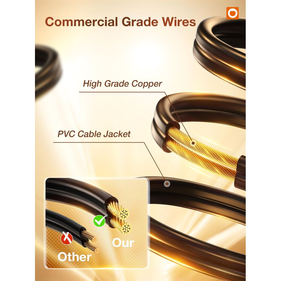 LED Outdoor String Lights 24FT - String Light Outdoor 评论和价格