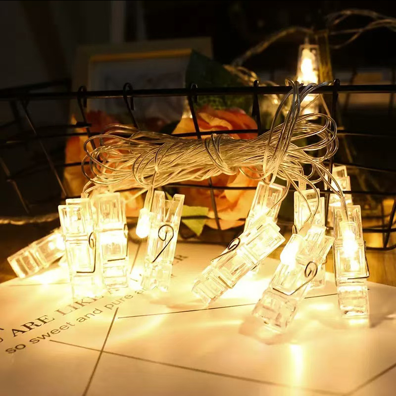 3M LED String Fairy Lights Pho - Lighting Room Decor Photo 评论和价格