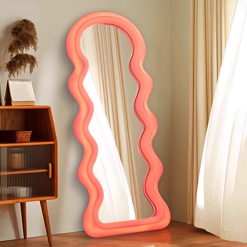 Korean Style Light Mirror Wavy - Furniture Lighting & Decor Magazine 评论和价格