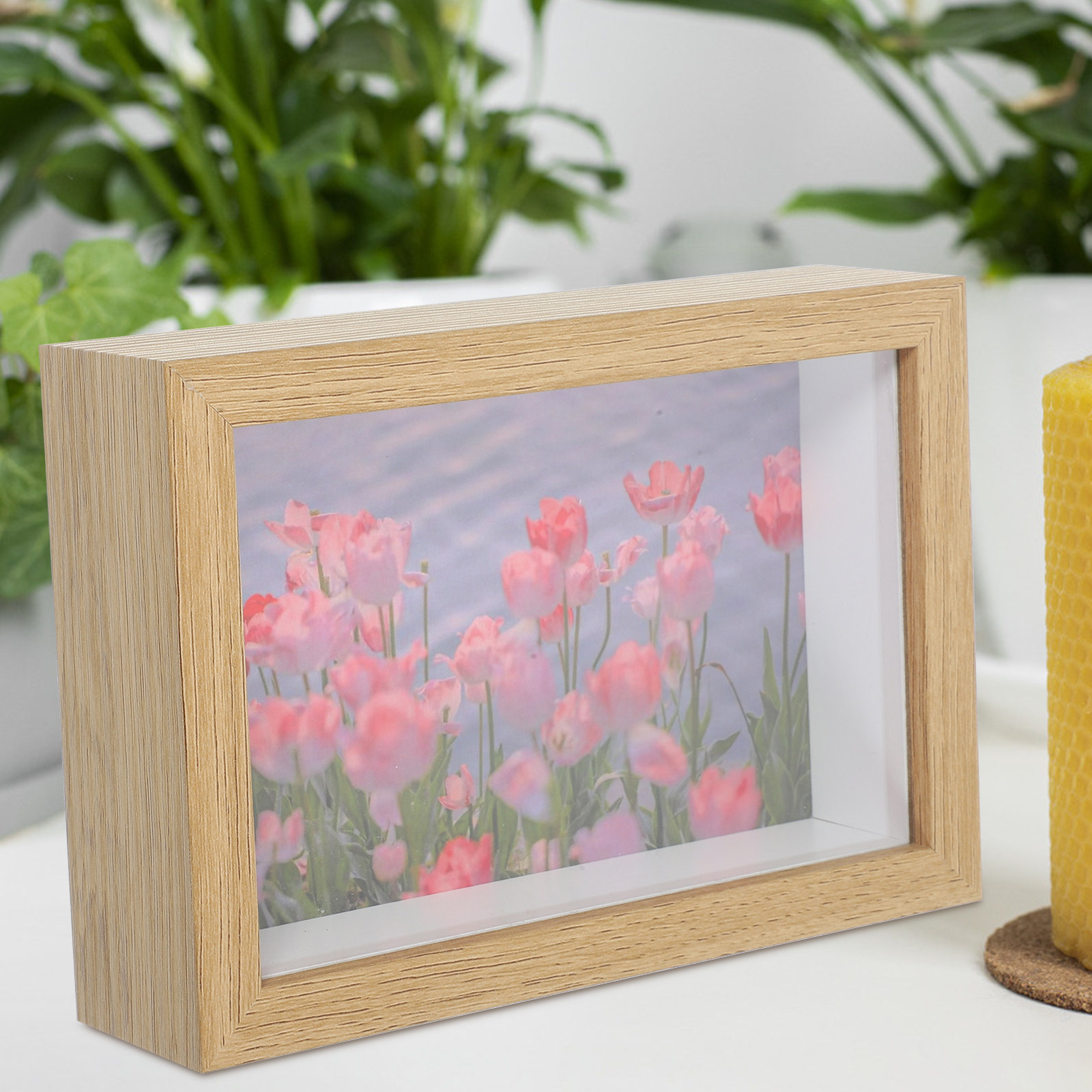 Tulip Night Photo Frame With W - Lighting Room Decor Photo 评论和价格
