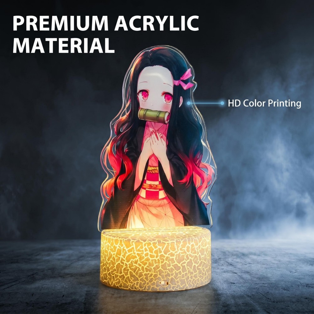 Anime Figure Tanjiro Merch 3D  - Lighting Room Decor Items 评论和价格