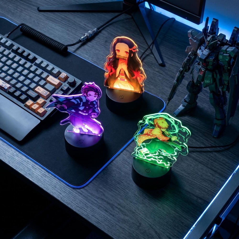 Anime Figure Tanjiro Merch 3D  - Lighting Room Decor Items 评论和价格